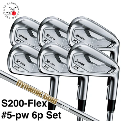 Dunlop SRIXON ZXi7 Iron Wedge #5-pw 6p Set S200-Flex Dynamic Gold Steel Shaft RH - Image 1 of 4