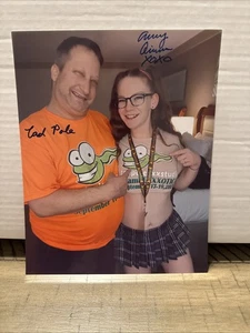 Pornstars Amy Quinn & Tad Pole Autographed 8x10 Photo #146 - Picture 1 of 1
