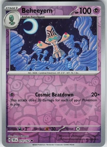 Pokemon Beheeyem 074/162 SV05: Temporal Forces NM Reverse Holo card - Picture 1 of 2