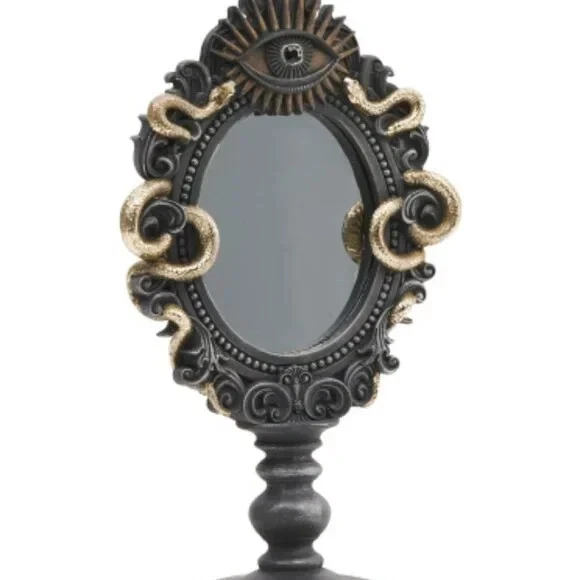 CHRISTIAN SIRIANO NUEVA YORK Espejo Serpiente Con Soporte 14.5 x 8.5" NUEVO Foto 1 de 1