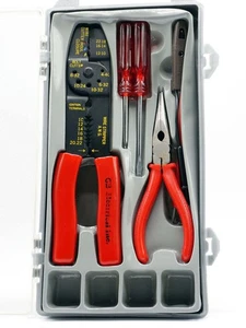 Electrical Tool Set . needlenose  Pliers, Wire Stripper, 2 sm Screwdriver - Picture 1 of 5