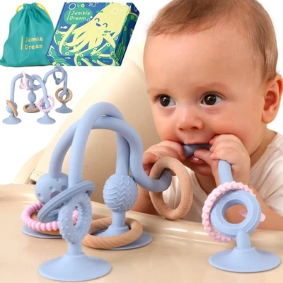 Jumble Jangle Baby Teething Toys – BPA-Free, Multi Purpose High Chair Toys  - Image 1 of 4