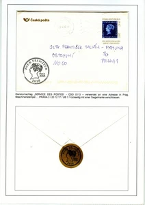 CR / Tschechien - CS0 0113 von 2017 - Dienst-Umschlag echt gelaufen - Bild 1 von 1