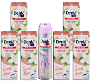 6 x Lufterfrischer Mini-Spray Sweet Love Nachfüllpack, 25 ml + Duftspray - Bild 1 von 3