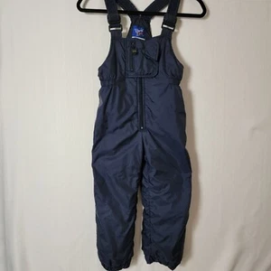 Rawik Childrens Bib Overalls Size 6L Ski Snow Pants Black Insulated - Picture 1 of 11