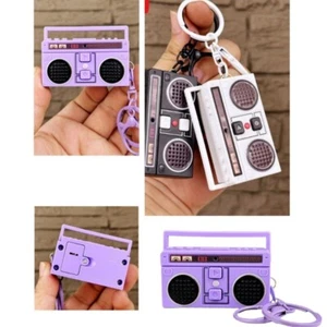 Small Recorder Keychain with Detailed Craftsmanship Plastic Texture for Key Bag - Picture 1 of 12