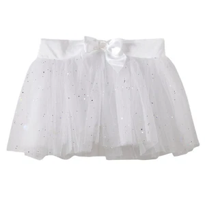 Capezio Niñas Blanco Tul Holograma Estrellas Baile Tutú Falda Talla Grande - Imagen 1 de 2