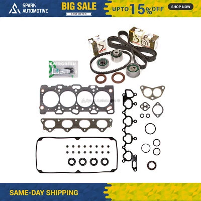 Head Gasket Set Timing Belt Kit Fit 97-99 Mitsubishi Montero Sport 2.4 4G64 - Image 1 of 4
