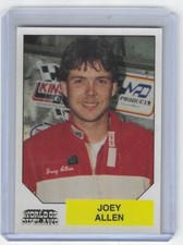 Joey Allen 1989 World of Outlaws #25 Sprint Car Card 1A