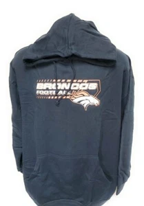 Mens NFL Majestic Denver Broncos Big & Tall Screen Printed Pullover Hoodie - Picture 1 of 3