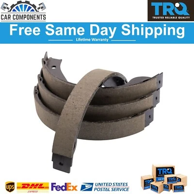 Комплект задних стояночных тормозных колодок TRQ подходит для Audi Land Rover Mercedes Porsche VW 03–15 годов выпуска - Изображение 1 из 4