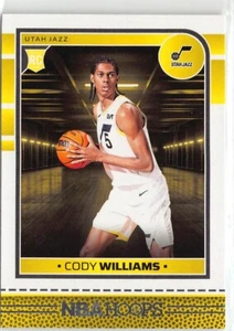 Aros Panini NBA 2024-25 - Cody Williams #240 (RC) Utah Jazz - Imagen 1 de 2