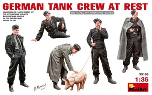 MiniArt WII Military Miniatures Series 1/35 Scale German Tank Crew At Rest - Picture 1 of 1