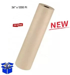 Brown Kraft Paper 36" x 1200 Feet 30 lbs Basis Weight Roll Packaging Shipping - Picture 1 of 6