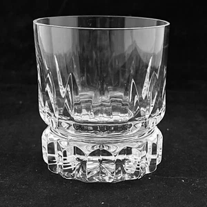 Old Fashioned Cocktail Glass Cut Crystal Vertical Cuts 8 oz - Picture 1 of 10