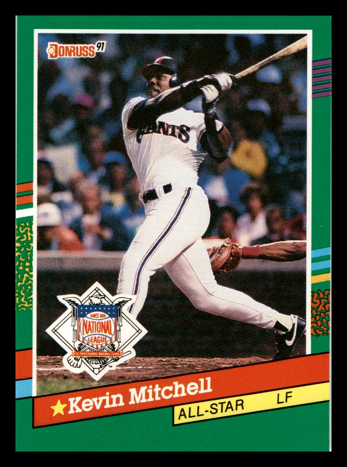 1991 Donruss Kevin Mitchell All-Star San Francisco Giants #438 NM-MINT Junk Wax - Image 1 of 2