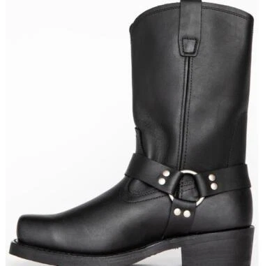 Nuevo Mujeres Hombres Informal Tobillo Vaquero Militar Ejército Combate Trabajo Motociclista Botas Zapatos Foto 1 de 4