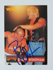 Barry Windham WWF WWE Signed Autograph Auto 1999 Topps WCW Nitro 29 Card JSA