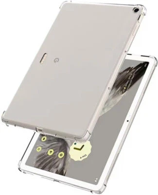 NEW For Google Pixel Tablet Shockproof Bumper Clear Case Tablet Protective Cover - Image 1 of 4
