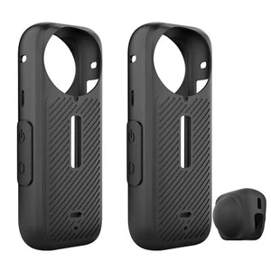 For Insta360 X4 Camera Protector Sleeve Cover Silicone Cover Case Accessories - Picture 1 of 14