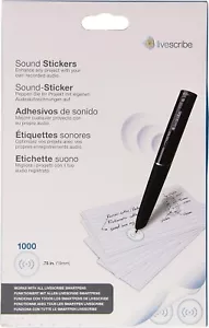 LIVESCRIBE SOUND STICKERS FOR LIVESCRIBE SMARTPENS - Picture 1 of 2