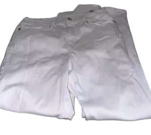 Good American Women's White Denim Good Legs Crop Skinny Jeans Size 15/33 - Picture 1 of 7