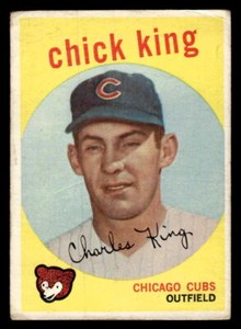 1959 Topps #538 Chick King VG
