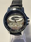 Green Bay Packers NFL Faux Leather Band Men's Wristwatch NEW