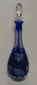 Nachtmann TRAUBE (COBALT BLUE) 15" tall Large Decanter - Picture 1 of 3