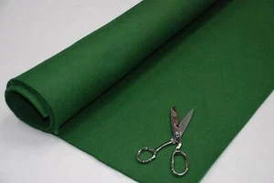 3mm THICK Acrylic Felt Baize Craft/Poker Fabric/Material OLIVE - Picture 1 of 1