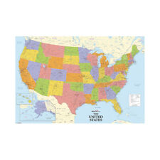 USA MAP Print 33*23inch