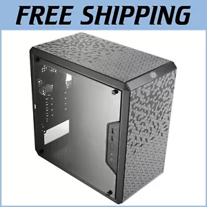 Black Q300L Micro-ATX Tower: Transparent Side, Adjustable I/O, & Dust Protection - Picture 1 of 16