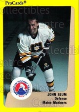 1989-90 ProCards AHL #73 John Blum
