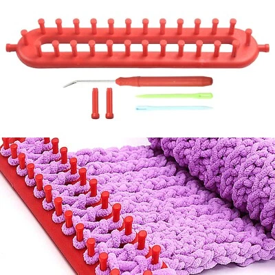 Scarf Knitting Knit Knitting Scarf Craft Tools Sewing Needle 产品标题中的短语包括： - Image 1 of 4