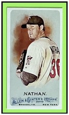 JOE NATHAN  2010  ALLEN & GINTER  MINI  SP  MINNESOTA TWINS  1-OWNER  MINT