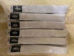 Lot Of Maeda Brazilian Jiu Jitsu White Belts A2 A3 - Picture 1 of 1