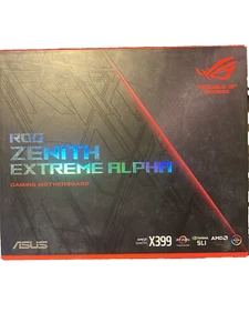 Carte mère ASUS ROG ZENITH EXTREME Alpha Socket TR4 Extended ATX AMD X399 - Photo 1/6