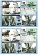 Tonga 2012 _ TITANIC -100th Anniversary of Disaster _Perforated + Imperforated**