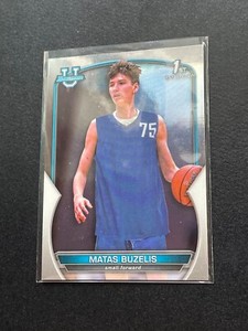 2023 Bowman Chrome University 1st Rookie RC Matas Buzelis