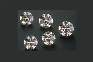 5 Pcs Lab-Grown CVD Diamond 6.50 mm Round D, FL Certified Loose diamond - Picture 1 of 4