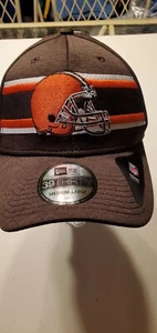 Cleveland Browns NFL New Era 39thirty Día de Acción de Gracias sombrero elástico M/L - Imagen 1 de 3