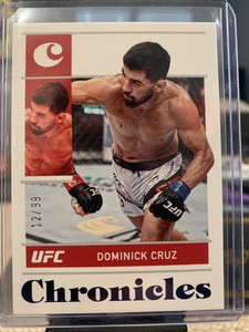 2022 Panini Chronicles UFC Blue 12/99 Dominick Cruz #24