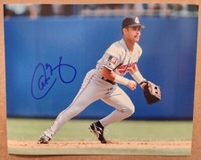 Carlos Baerga Cleveland Indians Autographed 8x10 COA