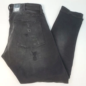 G-Star Raw 5620 3D Zip Knee Slim Herren 36x32 Stretch Distress Schwarz Skinny Jeans - Bild 1 von 21