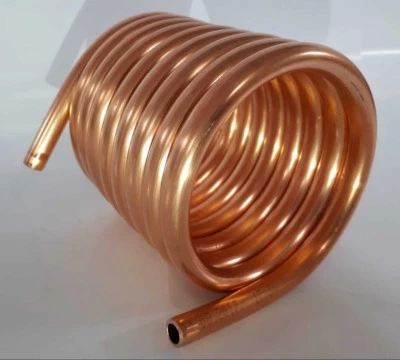 Spirale Kupferrohr 10x1mm aus 2,5m mit Innendurchmesse ca.80mm Wärmetauscher - Bild 1 von 4