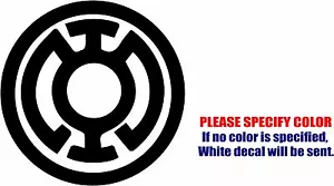 Vinyl Aufkleber Sticker - Blue Lantern Symbol #05 Auto LKW Stoßstange Fenster JDM Fun 6" - Bild 1 von 3