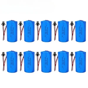 10PCS ER26500 3.6V 8500mAh Non-rechargeable Li-ion Battery with SM Black Plug - Picture 1 of 2