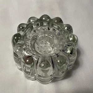 Princess House Kristall Wendekerzenhalter 3-fach Kerzenständer Stumpenkegel - Bild 1 von 4