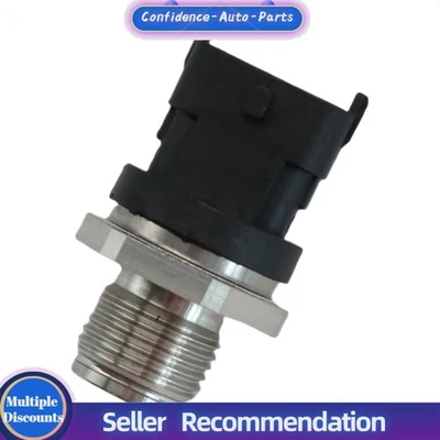 High Pressure Fuel Rail Sensor Fits GM HD Trucks & Vans 2010-2016 Model Years Foto 1 de 4