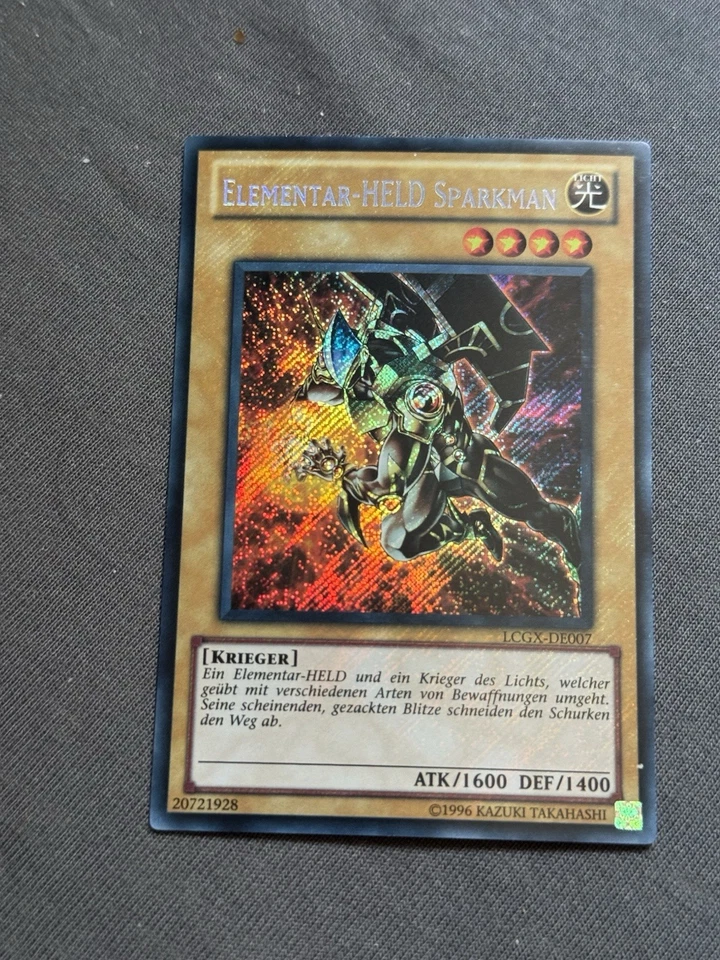 Yu-Gi-Oh! - Elementar-Held Sparkman - LCGX-DE007 - Secret Rare - A2 - Bild 1 von 1